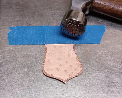 Judy Larson's Easy No Solder Hinges - , General Education, , texture the metal
